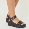 Tamaris platforms  1-28712-42 003 BLACK LEATHER