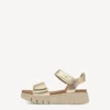 TAMARIS comfort sandals 8-88720 χρυσά