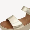 TAMARIS comfort sandals 8-88720 χρυσά
