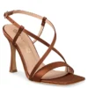 ENVIE STRAPPY HEELED SANDALS E02-23730 ΚΑΦΕ