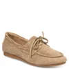 SUEDE BOAT LOAFERS ΕΝVIE 23549 BEIGE