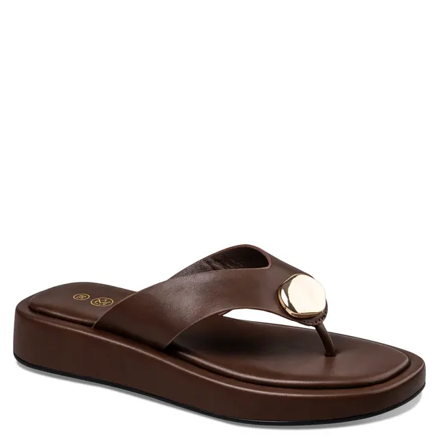 FLATFORM THONG SANDALS ENVIE 23020 KΑΦΕ