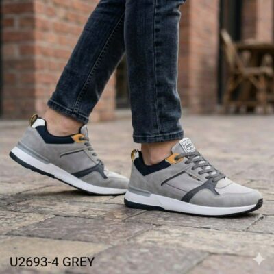 Ανδρικά sneakers σε γκρι χρώμα 2693