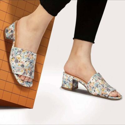 Jomix Mules με Χοντρό Τακούνι 250169 red green (Αντιγραφή)