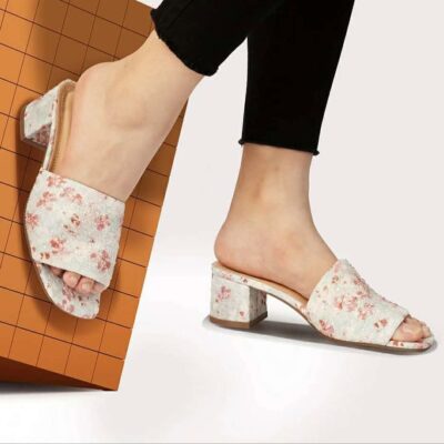 Jomix Mules με Χοντρό Τακούνι 250169 red green