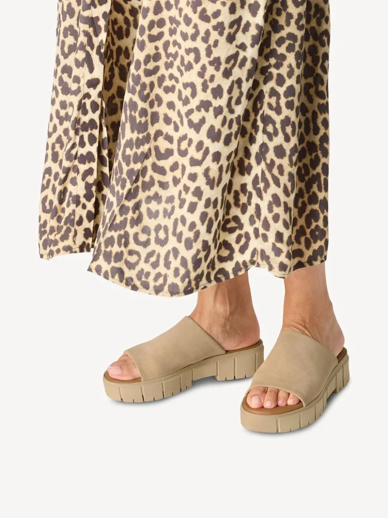 Tamaris Γυναικεία flatforms 27252 μπεζ