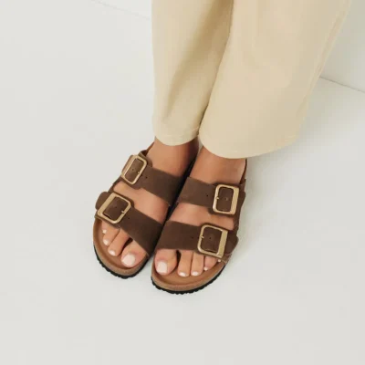 Tamaris Γυναικεία flatforms-mules 27543 chocolate