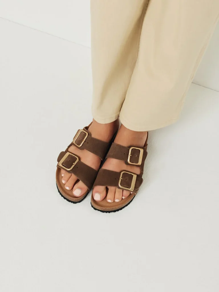 Tamaris Γυναικεία flatforms-mules 27543 chocolate