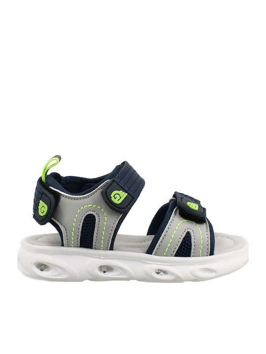 IQ Shoes Παιδικά Πέδιλα Ανατομικά Μπλε 19leo-200