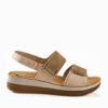 Inblu Γυναικεία Σανδάλια Flatforms Μπεζ ftai0200