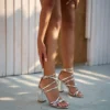 ENVIE ΓΥΝΑΙΚΕΙΑ ΠΕΔΙΛΑ ELECTRICITY HEELS (cod.19985) ΣΕ ΑΣΗΜΙ ΧΡΩΜΑ
