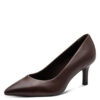 Tamaris Γόβες 1-22434-41 350 Mahogany Lea.