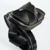 Γυναικεία flatforms με φάσα χιαστί σε μαύρη απόχρωση 240904