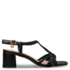 ENVIE MID-HEEL SANDALS  23475 ΜΑΥΡΟ
