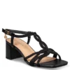 ENVIE MID-HEEL SANDALS  23475 ΜΑΥΡΟ