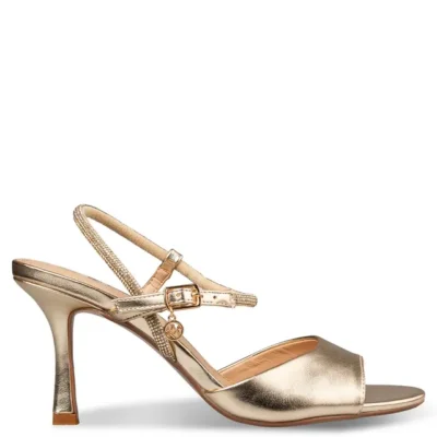 MID-HEEL SANDALS  E83-23053-59 χρυσά