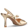 MID-HEEL SANDALS  E83-23053-59 χρυσά
