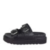 Envie Shoes Γυναικεία Σανδάλια Flatforms Μαύρα 21470