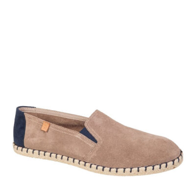 Adam's Shoes Suede Ανδρικές Εσπαντρίγιες σε Γκρι Χρώμα 26001