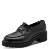 Tamaris LOAFERS 1-24721-47 003 BLACK LEATHER