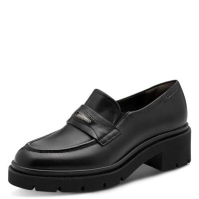 Tamaris LOAFERS 1-24721-47 003 BLACK LEATHER