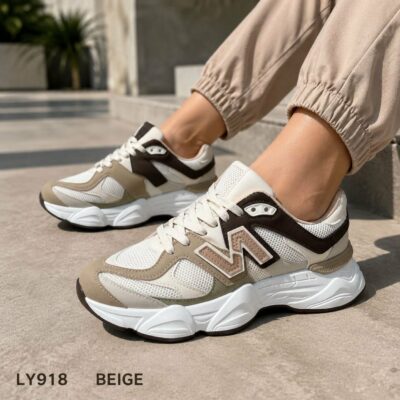 Γυναικεία sneakers ly918 beige