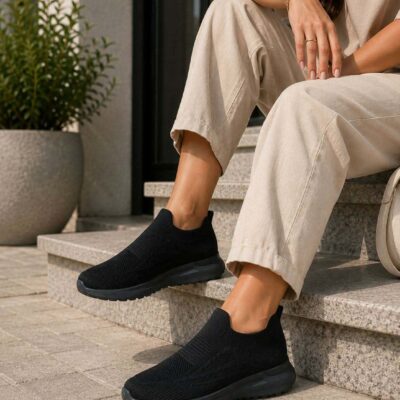 Γυναικεία sneakers LY595 BLACK