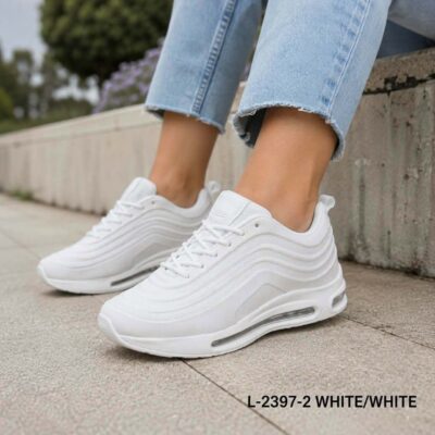 Γυναικεία sneakers L2397 WHITE