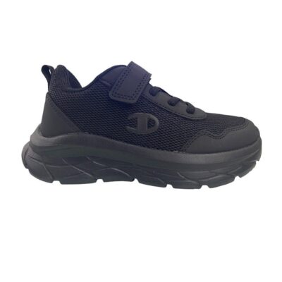 CHAMPION S30184-KK001 ΜΑΥΡΟ ΑΘΛΗΤΙΚΟ ΜΕ ΑΥΤΟΚΟΛΛΗΤΟ