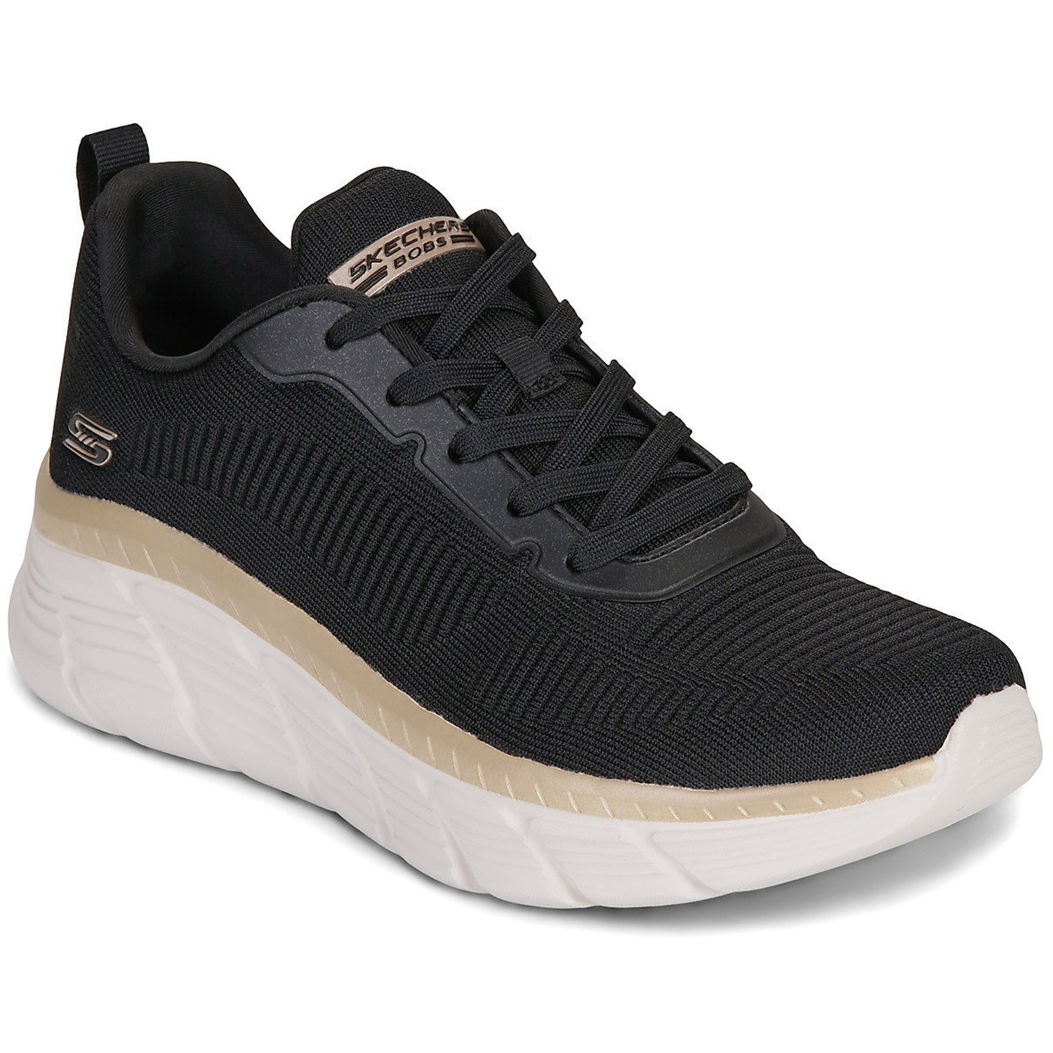 Γυναικεία sneakers (117385-BKGD) Skechers W Engineered Knit Fashion Lace Up Sneaker Textile