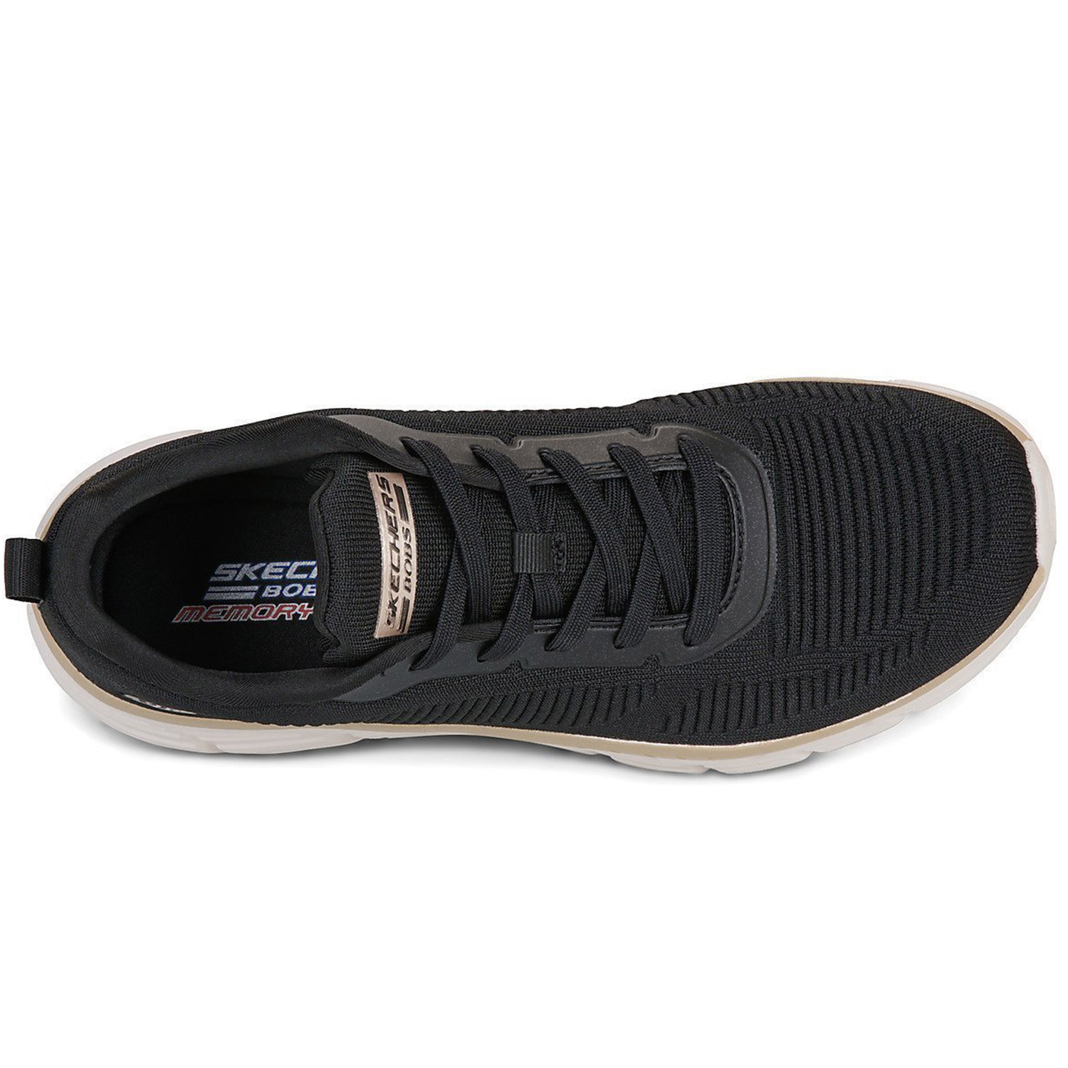 Γυναικεία sneakers (117385-BKGD) Skechers W Engineered Knit Fashion Lace Up Sneaker Textile