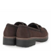 Tamaris Mocca Leather Γυναικεία Ανατομικά Δερμάτινα Loafers Καφέ (1-24722-43-304)