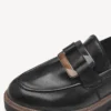 Tamaris Δερμάτινα Γυναικεία Loafers σε Μαύρο Χρώμα 24722 43 003