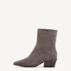 tamaris 1-25356-47 341 taupe δερμα μποτακια γυναικεια