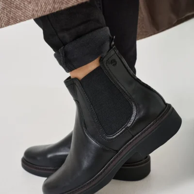 Γυναικεία Μποτάκια Casual Tamaris Comfort  μαύρο 8-85307-43-001