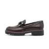 Tamaris Mocca Γυναικεία Ανατομικά Δερμάτινα Loafers Καφέ (1-24740-47-304)