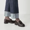 Tamaris Mocca Γυναικεία Ανατομικά Δερμάτινα Loafers Καφέ (1-24740-47-304)