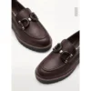Tamaris Mocca Γυναικεία Ανατομικά Δερμάτινα Loafers Καφέ (1-24740-47-304)