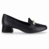 Piccadilly 160116-5 Micro Fiber Γυναικεία Ανατομικά Loafers σε Μαύρο χρώμα