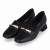 Piccadilly 160116-5 Micro Fiber Γυναικεία Ανατομικά Loafers σε Μαύρο χρώμα