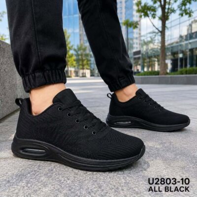 Ανδρικά sneakers σε μαύρο χρώμα 2803