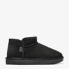 D.FRANKLIN γούνινα μποτάκια DFSH426002-BLACK