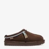 D.FRANKLIN γούνινα clogs DFSH426017-CHOCO