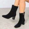 Ankle boots σε μαύρο χρώμα mvp360