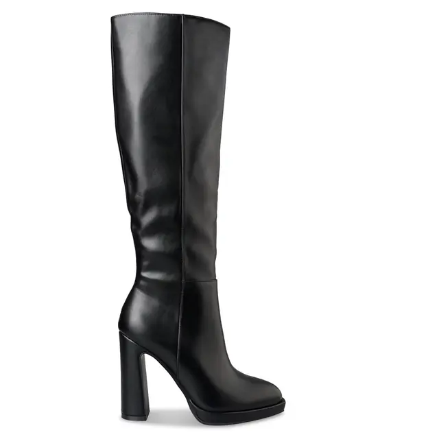 ENVIE BLOCK HEEL BOOTS 22412 ΜΑΥΡΕΣ