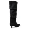 ENVIE KITTEN HEEL BOOTS 24306 black