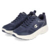 Champion Sneaker Low S22191-BS015 Unisex μπλε sneaker από ύφασμα και συνθετικό υλικό