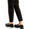 Γυναικεία Loafers σε Μαύρο Χρώμα OM6639