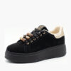 Zak Γυναικεία Flatforms Sneakers Μαύρα Κωδικός: SD28012