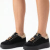 Zak Γυναικεία Flatforms Sneakers Μαύρα Κωδικός: SD28012